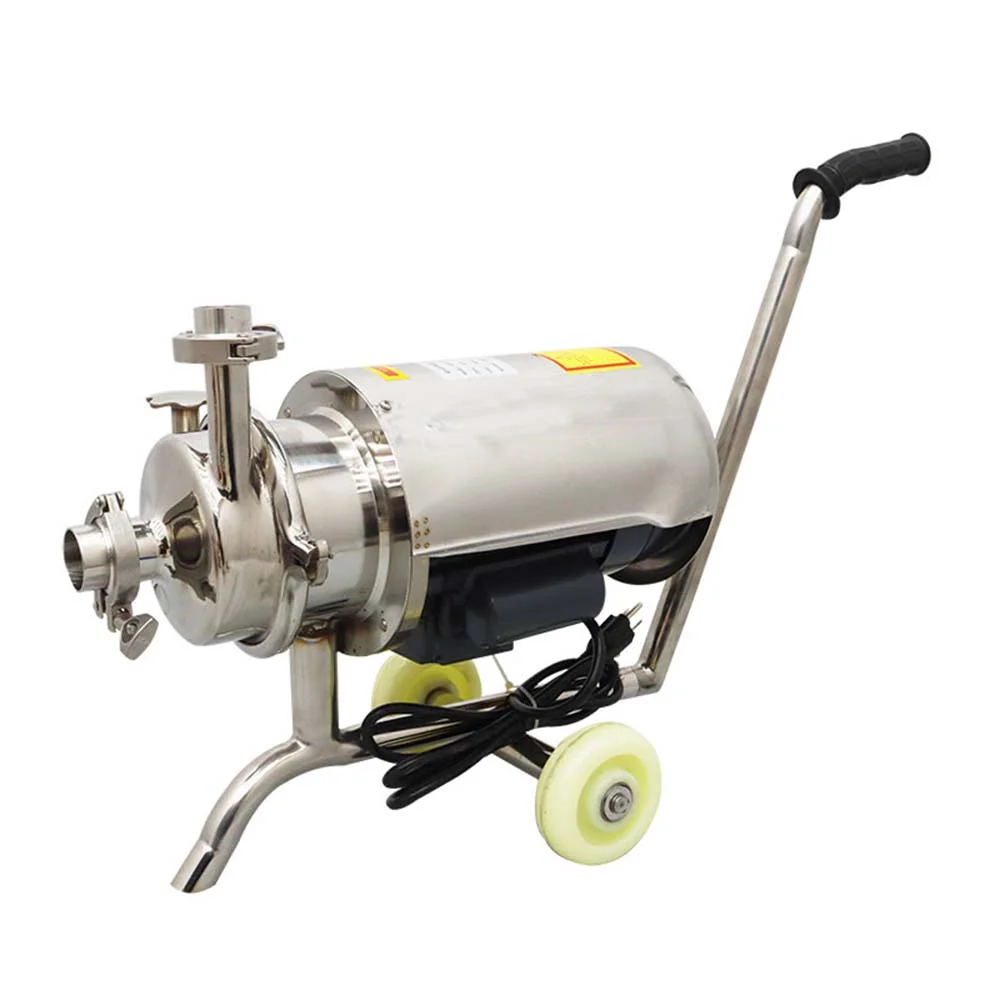 INTBUYING 3Ton/H Centrifugal Pump Sanitary Beverage Pump Stainless Steel without Switch