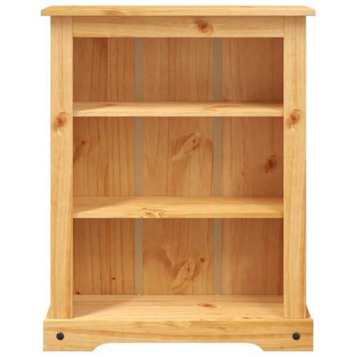 Narrow Bookshelf Book Shelf Dresser Shelves for Bedroom - 5-Tier Bookcase Mexican Pine Corona Range 31.9"x15.7"x66.9" for Study Living Room Bathroom Office