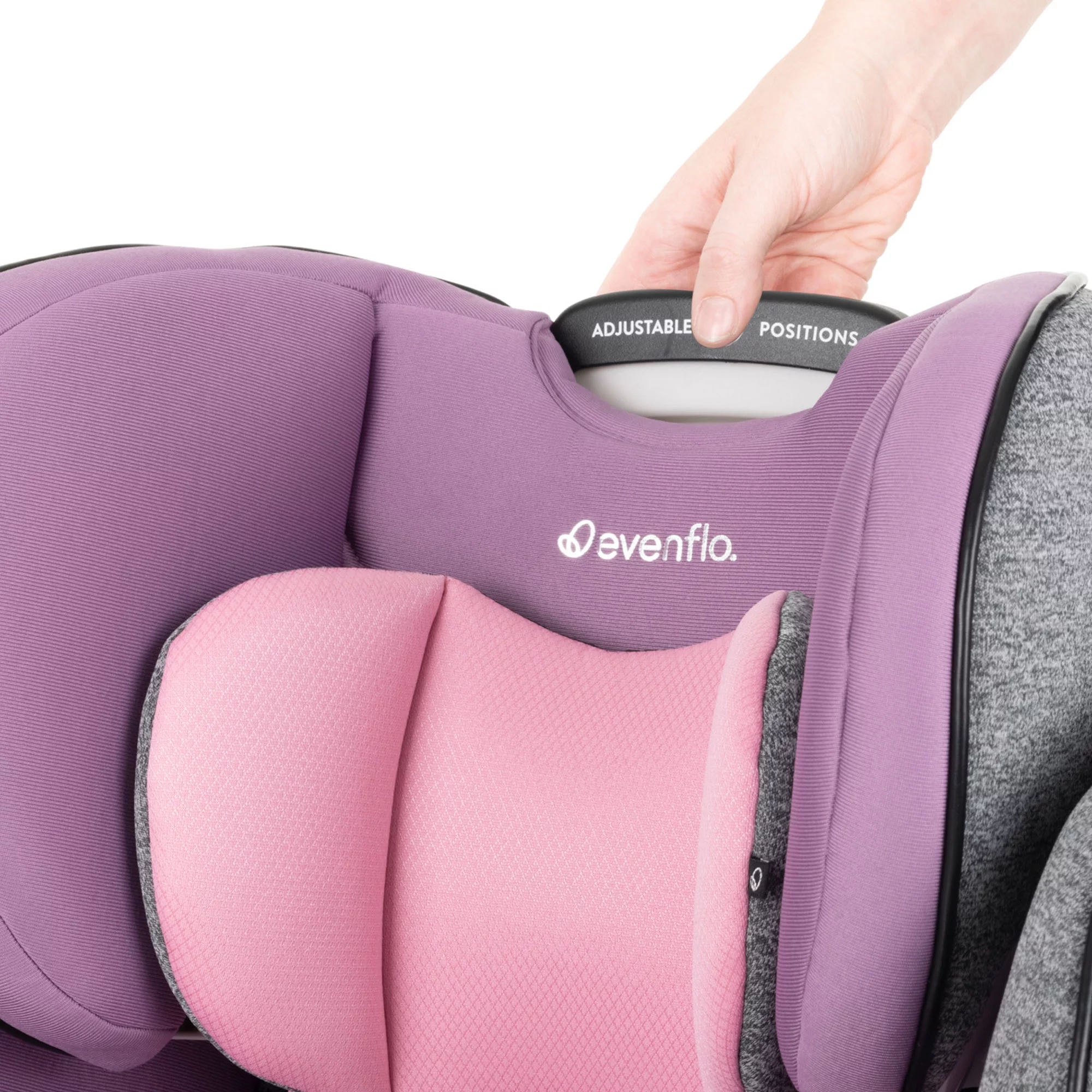 Evenflo GOLD Revolve360 Rotational All-In-One Convertible Baby Car Seat (Opal Pink)