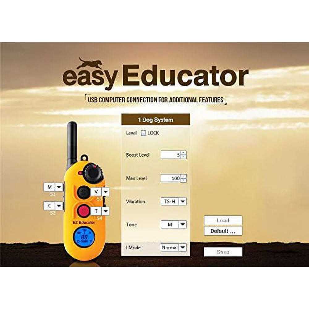 Educator EZ-900 Easy 1/2 Mile E-Collar Remote Dog Training Collar with Vibration - Pet Supplies online store