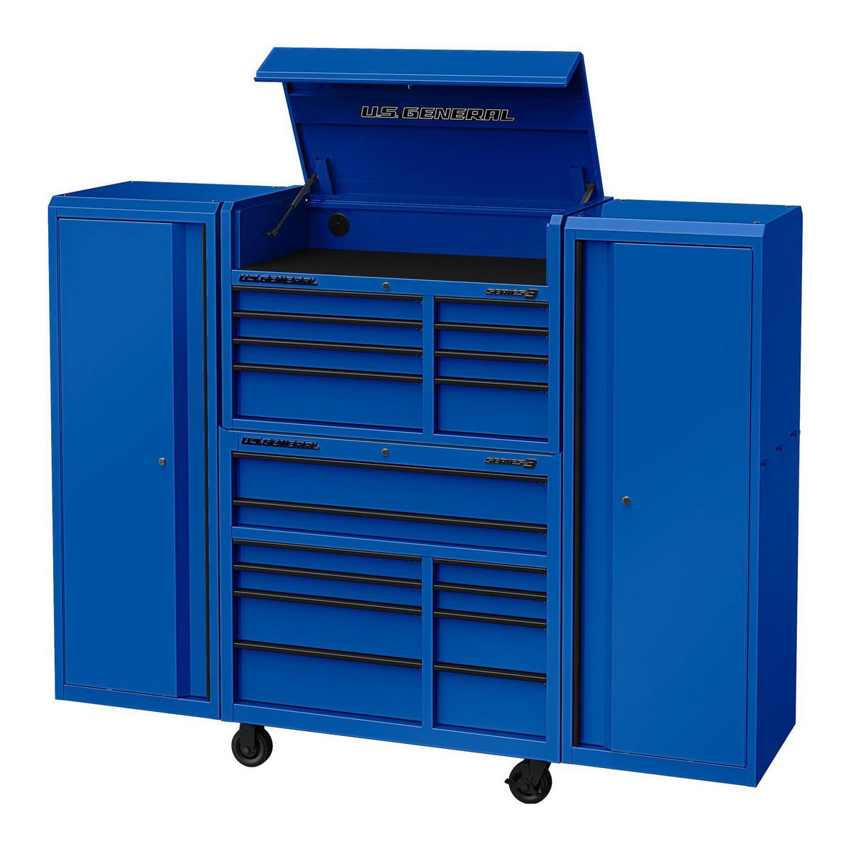 U.S. GENERAL 42 in. x 22 in. Roll Cab, Series 3, Blue