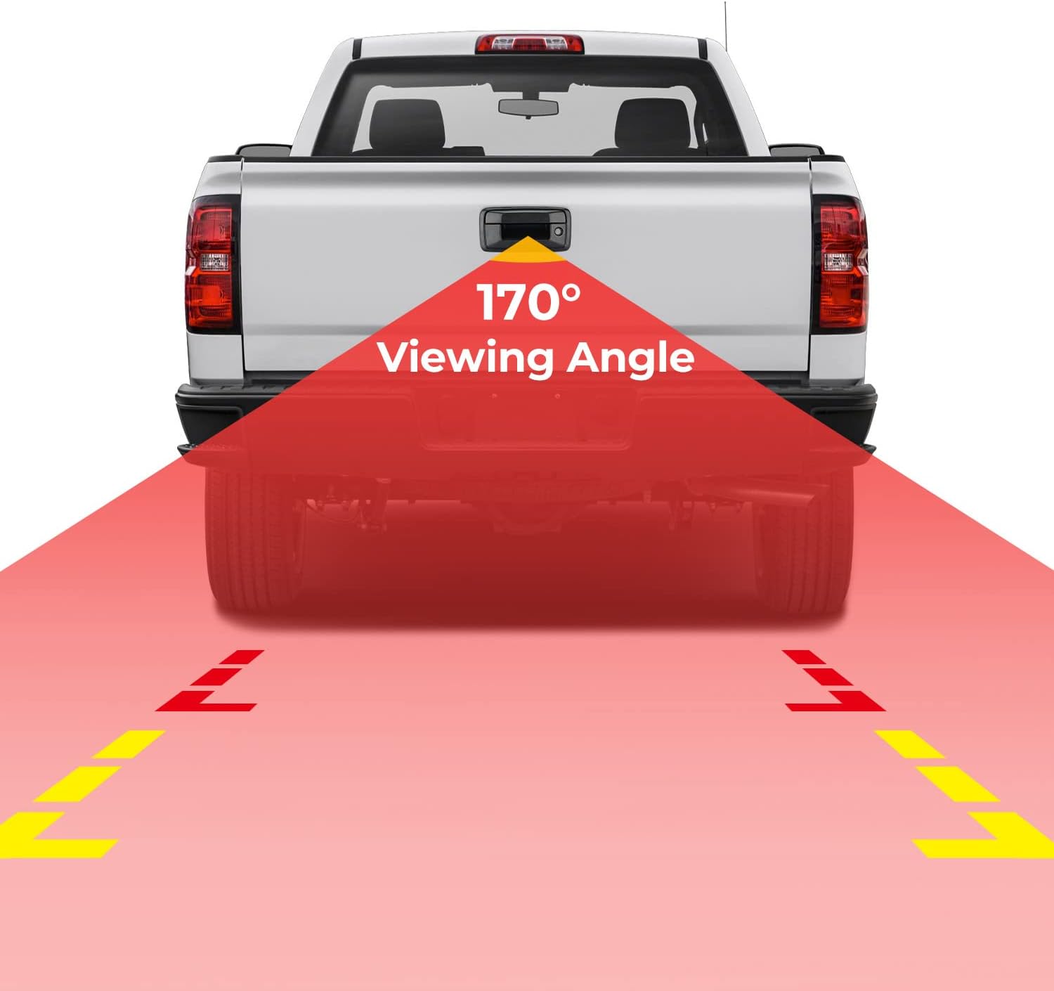 Backup Camera for 2014-2018 Silverado Sierra 1500 2500 3500 Tailgate Handle with Rear Camera Pack of 2