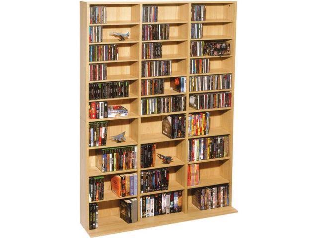 Atlantic 3843-5715 Oskar Multimedia Storage Cabinet - Maple