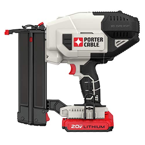 PORTER-CABLE 20V MAX 18 Gauge Brad Nailer Kit with Battery and Charger (PCC791LA)