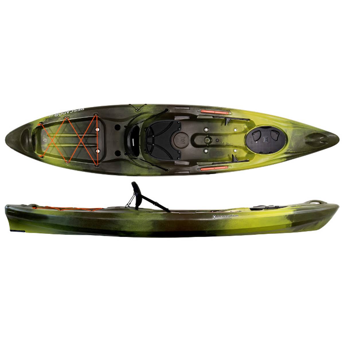 Perception Pescador 12.0 Kayak - Moss Camo
