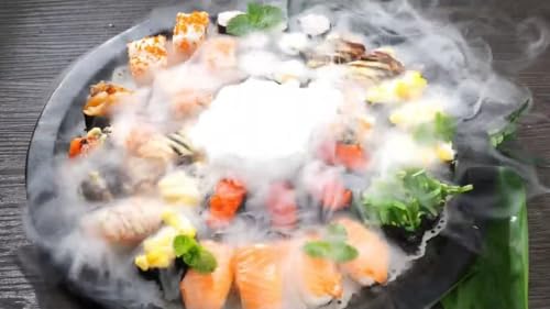 Dry Ice Machine Mini Dry Ice Maker Micro Dry Ice Machine Dry ice Block Smoke for Food Preserving Meats Preserving Seafood Tissue Preservation chill Beer or Wine