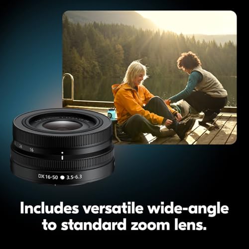 Nikon Z50 II with Two Lenses | Compact mirrorless Stills/Video Camera with Easy Color presets and Wireless Photo Sharing | Nikon USA Model