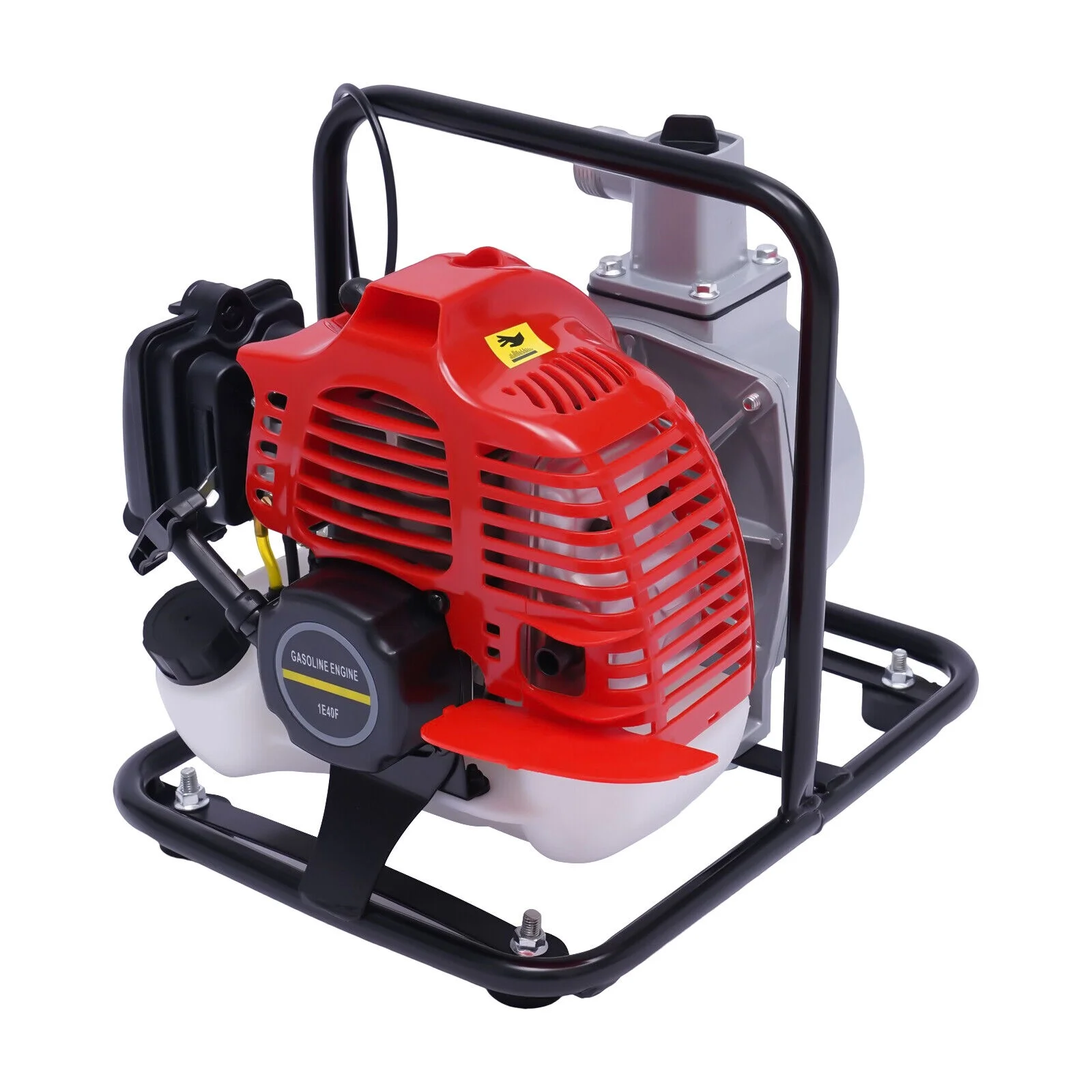 Oukaning Portable 43CC Gas Powered Water Pump Flood Irrigation 2.0 HP Water Transfer Pump