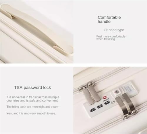 Luggage Suitcase Carry On Luggage Luggage With TSA Lock And USB Charging Port,Can Be Carried On The Plane Ladies Suitcase Checked Luggage