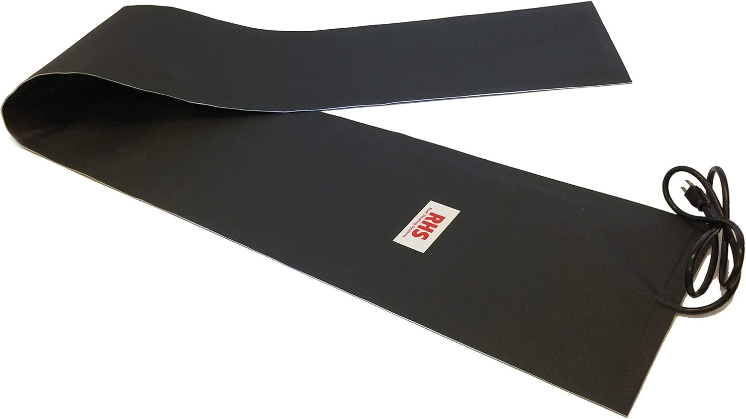 RHS Snow Melting System, Roof and Valley Heater, Ice and Snow Melting Mats, Sizes 8' feet x 13" inches, Color Black, 8 ft. mat Melts 2" inches of Snow per Hour, Buy Factory Direct, (8' ft. x 13" in.)