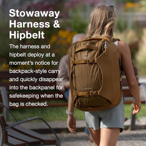 Osprey Sojourn Porter 30L Travel Backpack, Koseret Green
