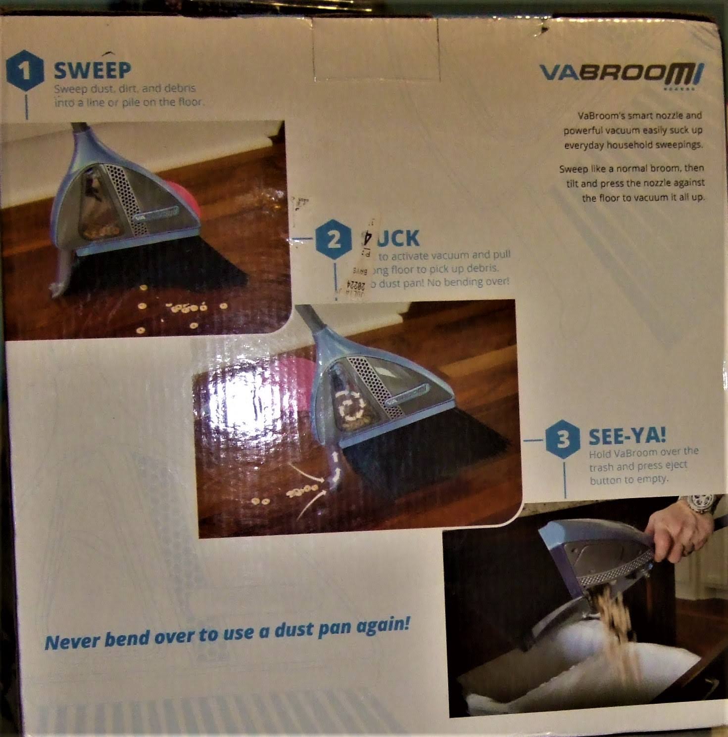 VaBroom - The Powerful 2-in-1 Broom with Built-in Vacuum