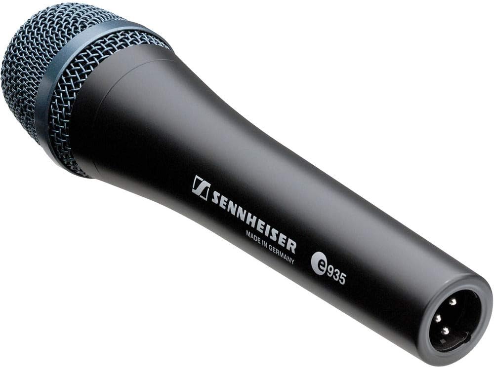 Sennheiser e935 Handheld Cardioid Dynamic Microphone Bundle with Mackie Mix5 5-Channel Compact Mixer & XLR Cable