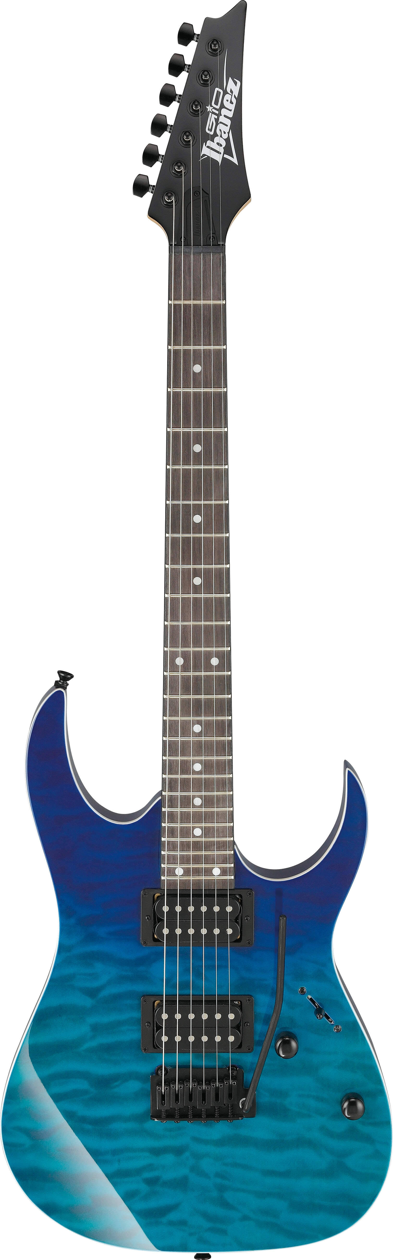 Ibanez GRG120QASP Gio Series Electric Guitar, Blue Gradation