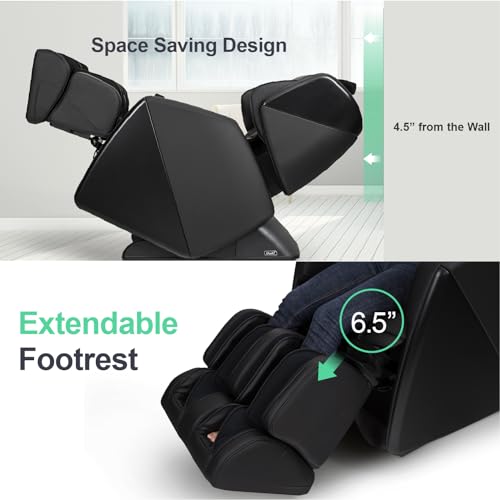 Titan Osaki OS-Soho II | Brown | Massage Chair | J-Track 4D Massage | Smart Computer Body Scanning | Zero Gravity Reclining | Space Saving | Foot Roller | Calf Heating