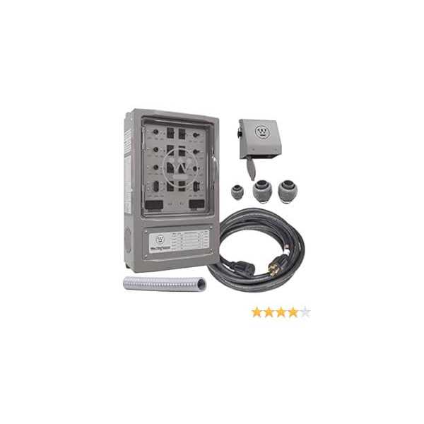 Westinghouse 30 Amp 8-Circuit Manual Transfer Switch Kit WMTS30A10C