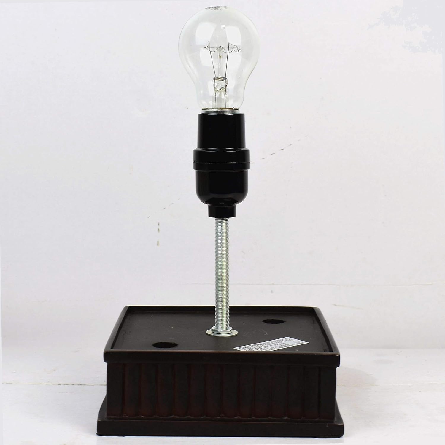 Amora Tiffany Style Table Lamp Banker Blue Green Pink Iris Flower Butterfly Stained Glass Bedside Nightstand Vintage Antique 17.5" Tall 6" Wide Handmade Gift AM1115TL06B Lighting