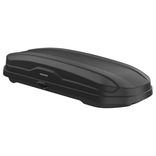 Yakima Roof Cargo Carrier, Vehicle Rooftop Hard Shell Travel Storage Box with SKS Lock, SkyBox NX XL, 18 Cubic Feet, Black