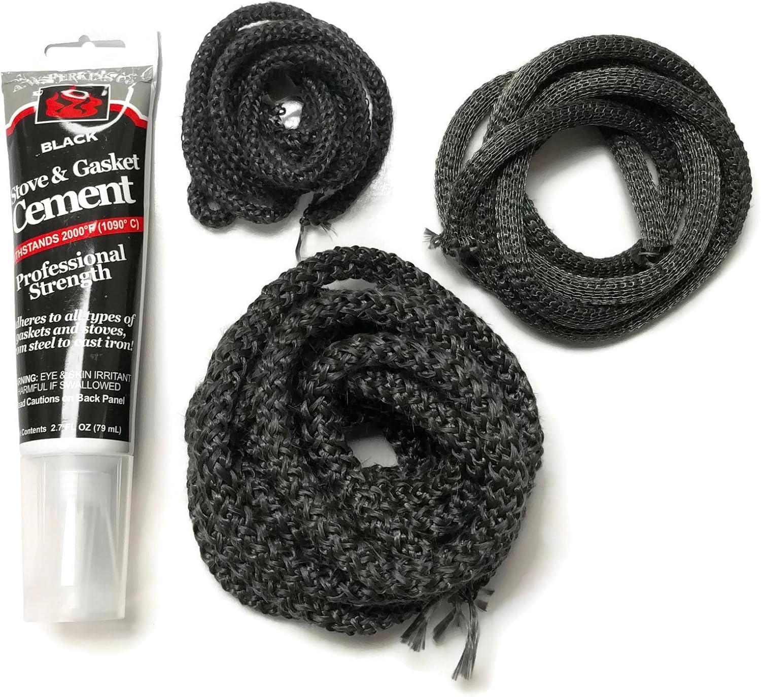 Midwest Hearth 3440 Gasket Kit for Intrepid I,II, Old Defiant*, Resolute, Vigilant Stoves by Vermont Castings Pack of 2