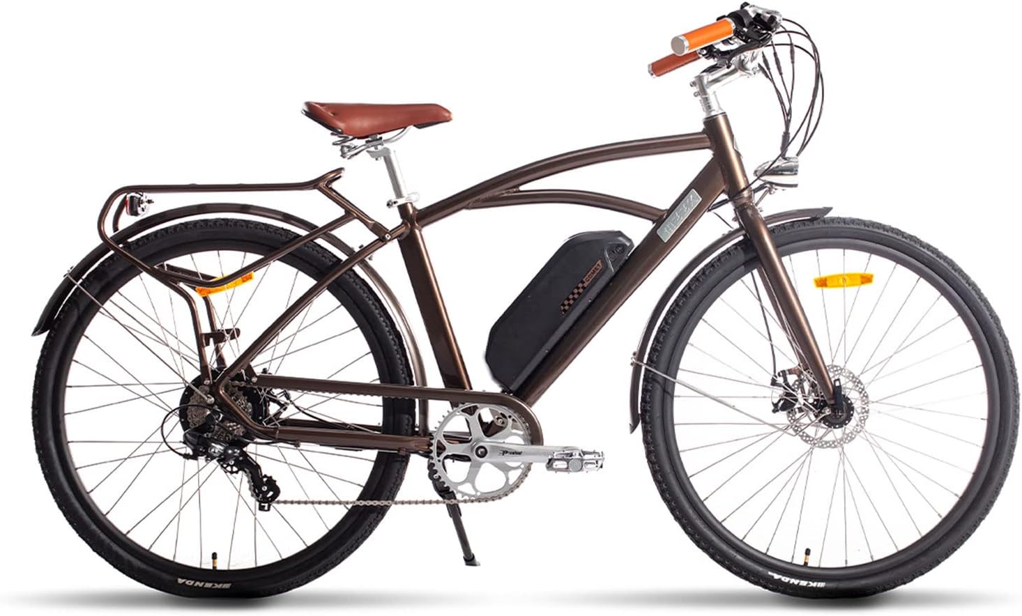 Electric Bike for Adults 500W 28", Ebike for City Cruiser Bicycle Long Range, Pedal Assist 7 Mode Electric Hybrid Bikes for Women 48V 12.8AH Large Lithium Battery with Shimano 7 Speed E-Bike