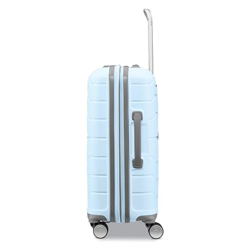 Samsonite Freeform 21-Inch Hardside Carry-On Luggage - Hardshell Carry-On Suitcase - TSA, Airline-Approved - Expandable Hard Shell, Smooth Rolling Spinner Wheels for Lightweight Travel - Navy
