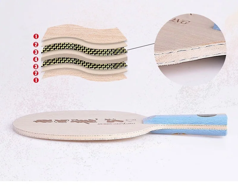 DHS Hurricane Long 5X Table Tennis Blade with Box ALC Racket Original DHS MA Long Ping Pong Bat Paddle