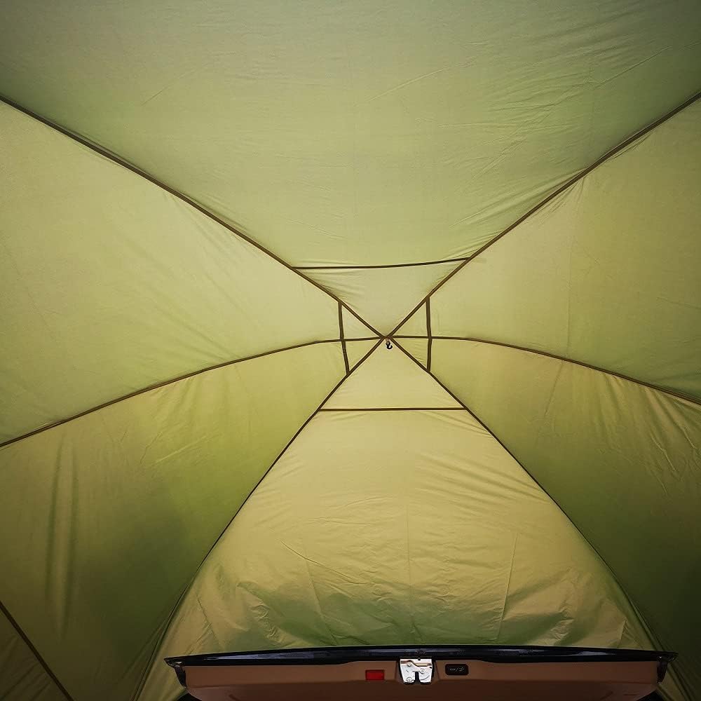 Outdoor Camping Car Tent Waterproof Car Awning Tent ,Car Trunk Canopy 10.5'X7.5'X7.2' SUV Tent for Camping Sun Shelter