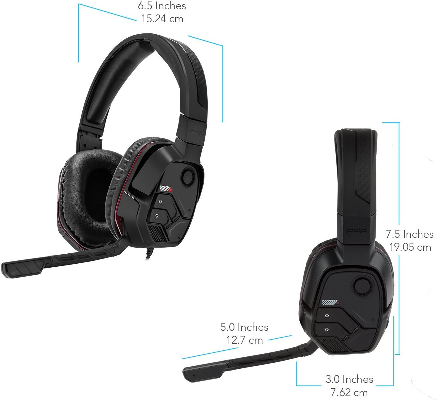 PDP Afterglow LVL 6+ Haptic Gaming Headset for Xbox One, PS4, PC
