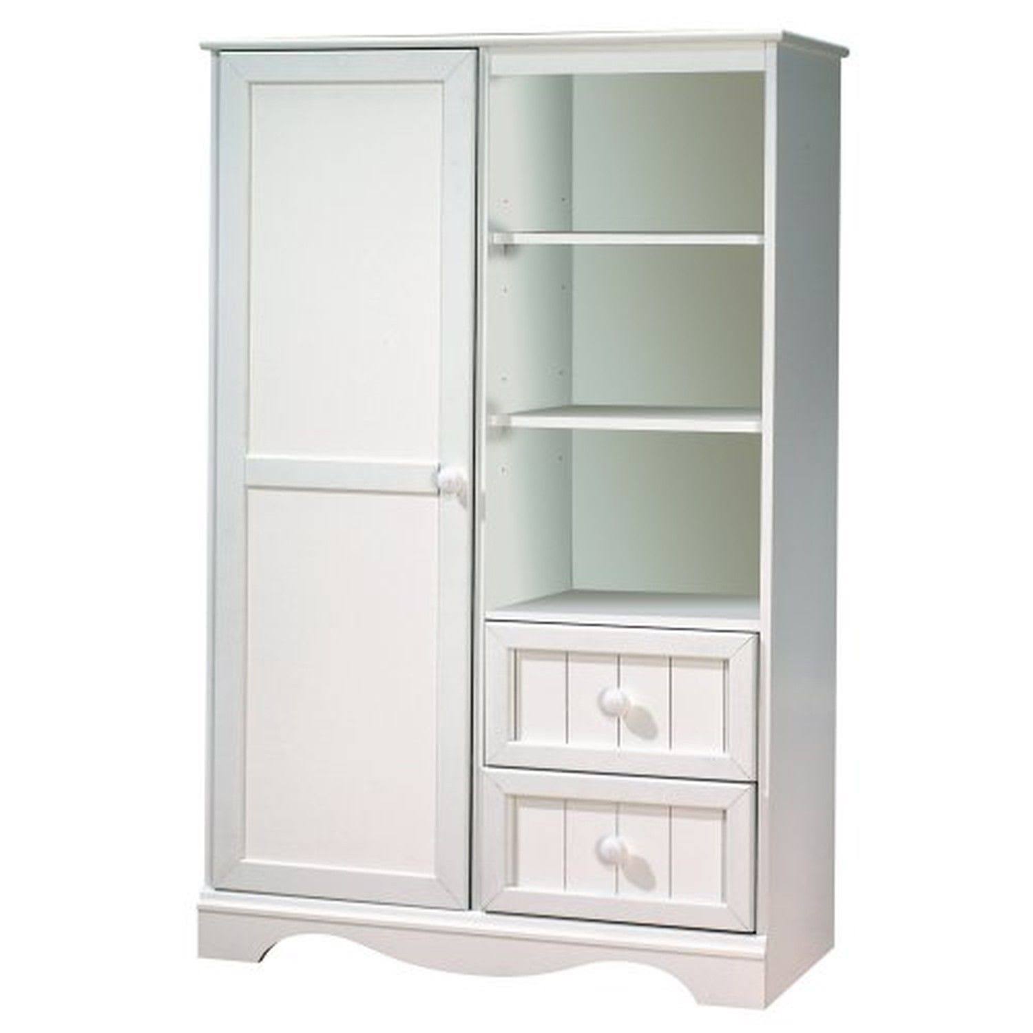 South Shore Savannah Armoire - White