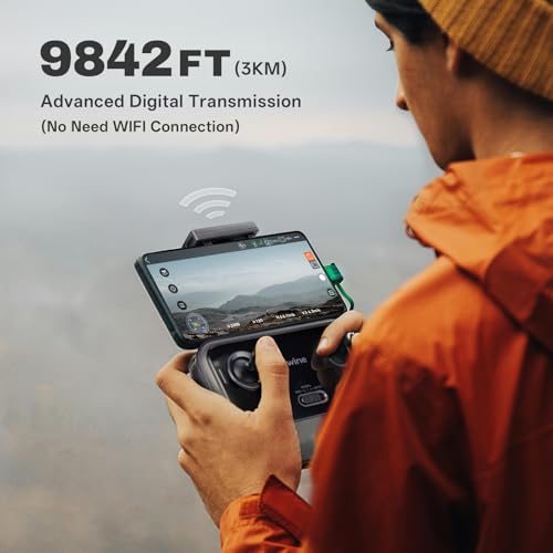 Bwine GPS Drone with Camera 4K UHD - F7MINI, Under 249g, 60-Min Flight Time, Auto Return, Follow Me, Waypoint Fly, Circle Fly, 5-Level Wind Resistance - Ideal for Adult Beginners