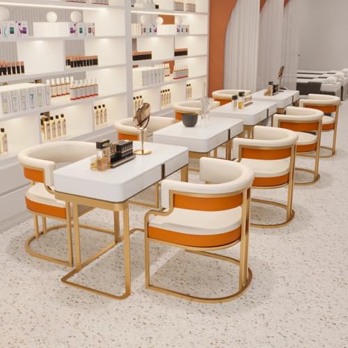 Leather Modern Tub Chair Upholstered Armchair for Living Room,Dining Room Chairs Guest Chairs for Reception Single Sofa Chair with Golden Metal Legs(White)