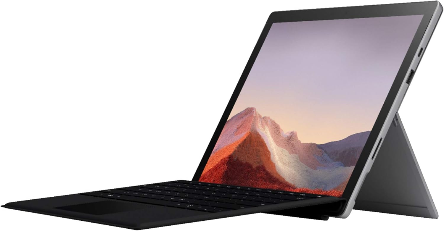 Microsoft Surface Pro 7: 10th Gen i3-1005G1, 4GB RAM, 128GB SSD, 12.3" PixelSense Touch Display (2736x1824), Includes Type Cover