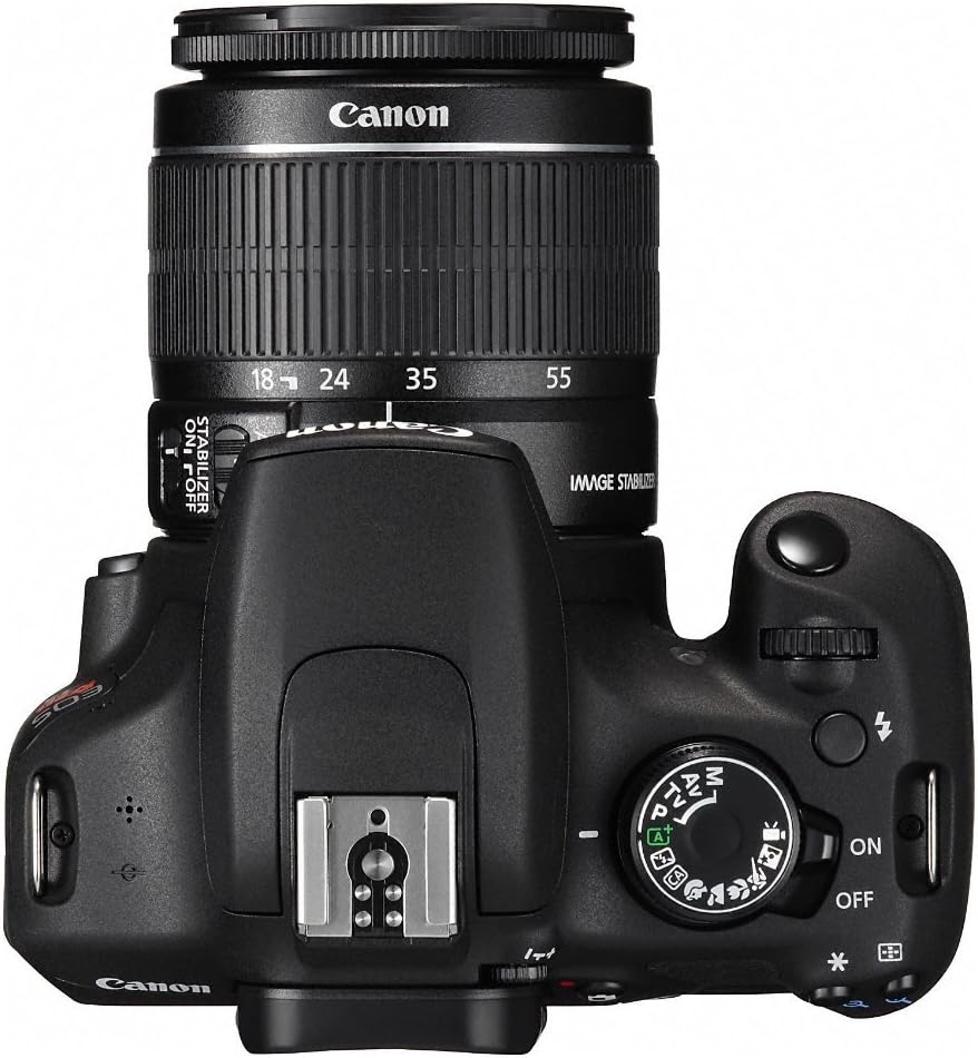 Canon EOS Rebel T5 EF-S 18-55mm IS II Digital SLR Kit (Renewed)