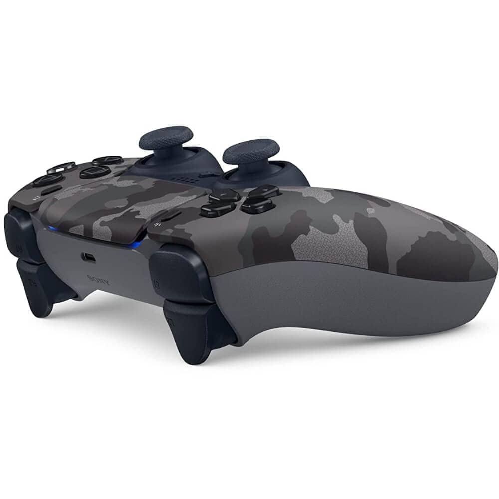 DualSense PlayStation Wireless Controller - Grey Camo - Like New With Charging Cable Bundle BOLT AXTION