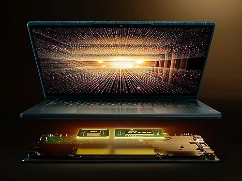 Lenovo Yoga 6 2-in-1 Convertible Touchscreen Laptop, 13.3" WUXGA (1920 x 1200) Laptop, 8GB RAM, 512GB SSD, AMD Ryzen 5 7530U(Beat Intel i7-1165G7), Thin, WiFi 6, Backlit KB, Win 11 Home, Dark Teal