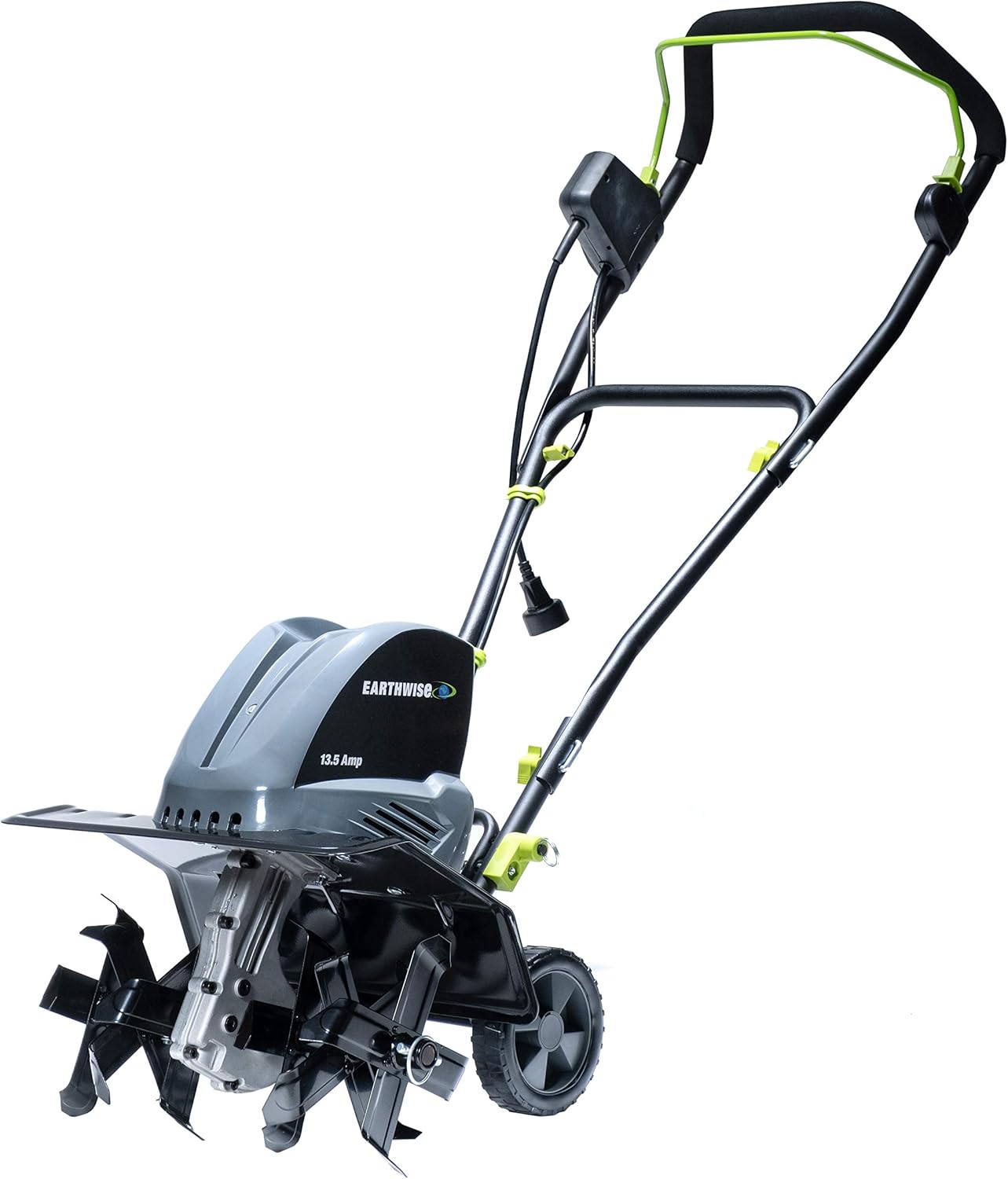 Earthwise 16-Inch 13.5-Amp Electric Tiller/Cultivator + Yard Master 9940010 120-Foot Outdoor Garden Extension Cord