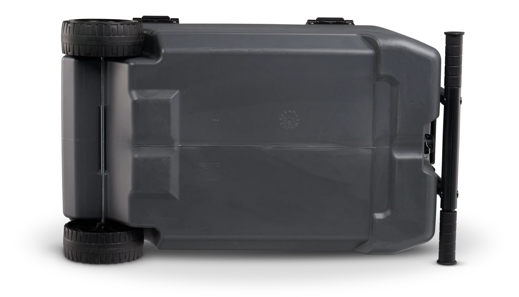 Igloo Overland 72 Quart Ice Chest Cooler with Wheels, Gray (31" x 18" x18)