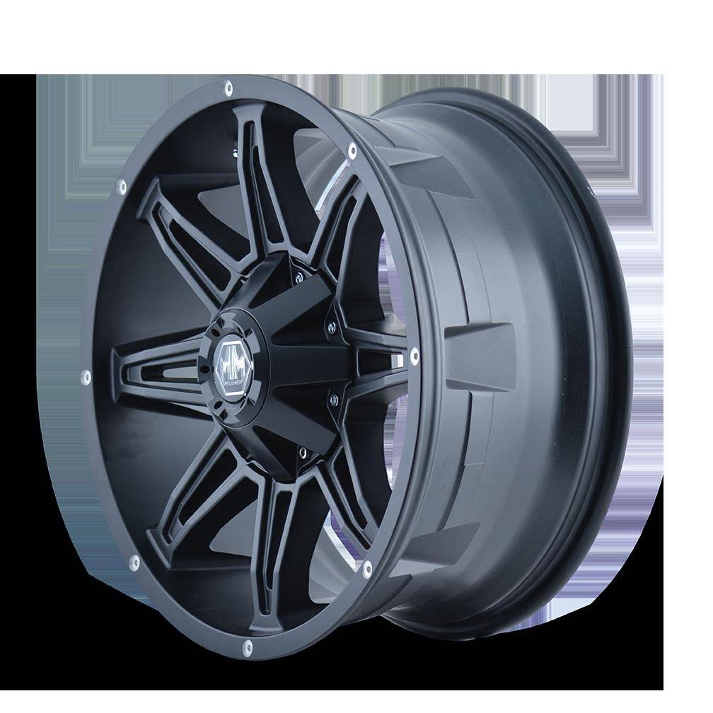 Mayhem 8090 Rampage Matte Black 22x9.5 8x6.5 / 8x170 -6mm (8090-22976MB)