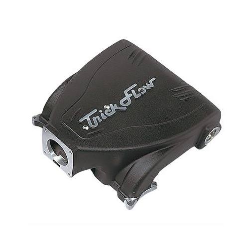 Ford 5.0L Trick Flow Replacement EFI Upper Intake Manifold Plenum, 75mm, Black Aluminum | Trick Flow 515U1102