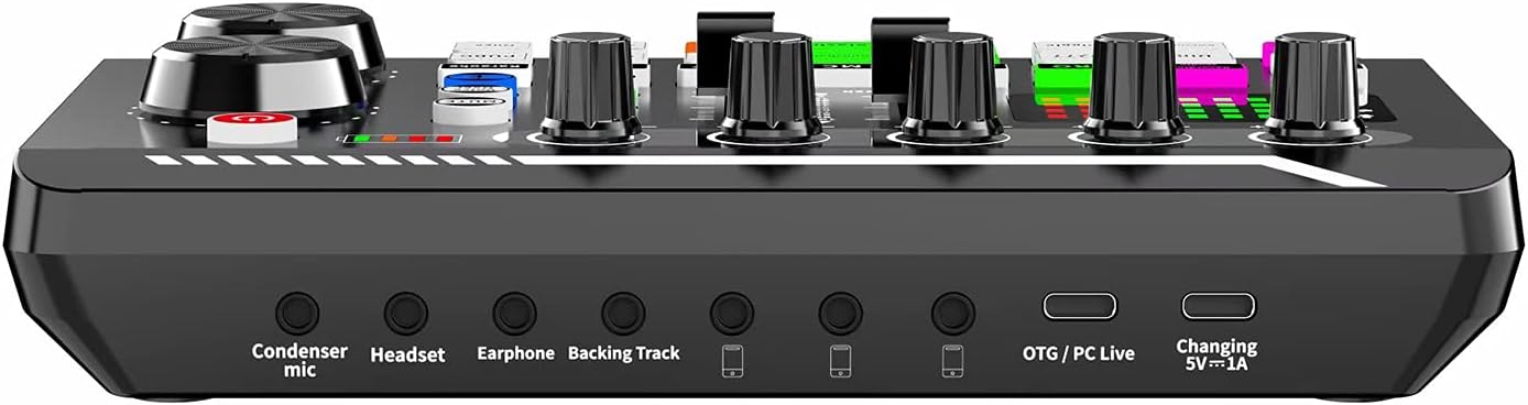 Podcast Equipment Bundle, Cardioid Pickup Podcast Microphone (120kHz/24 bit) and Professional Audio Mixer, Compatible with PC/Laptop/Smartphone, Prefect for Streaming/Podcasting/Gaming