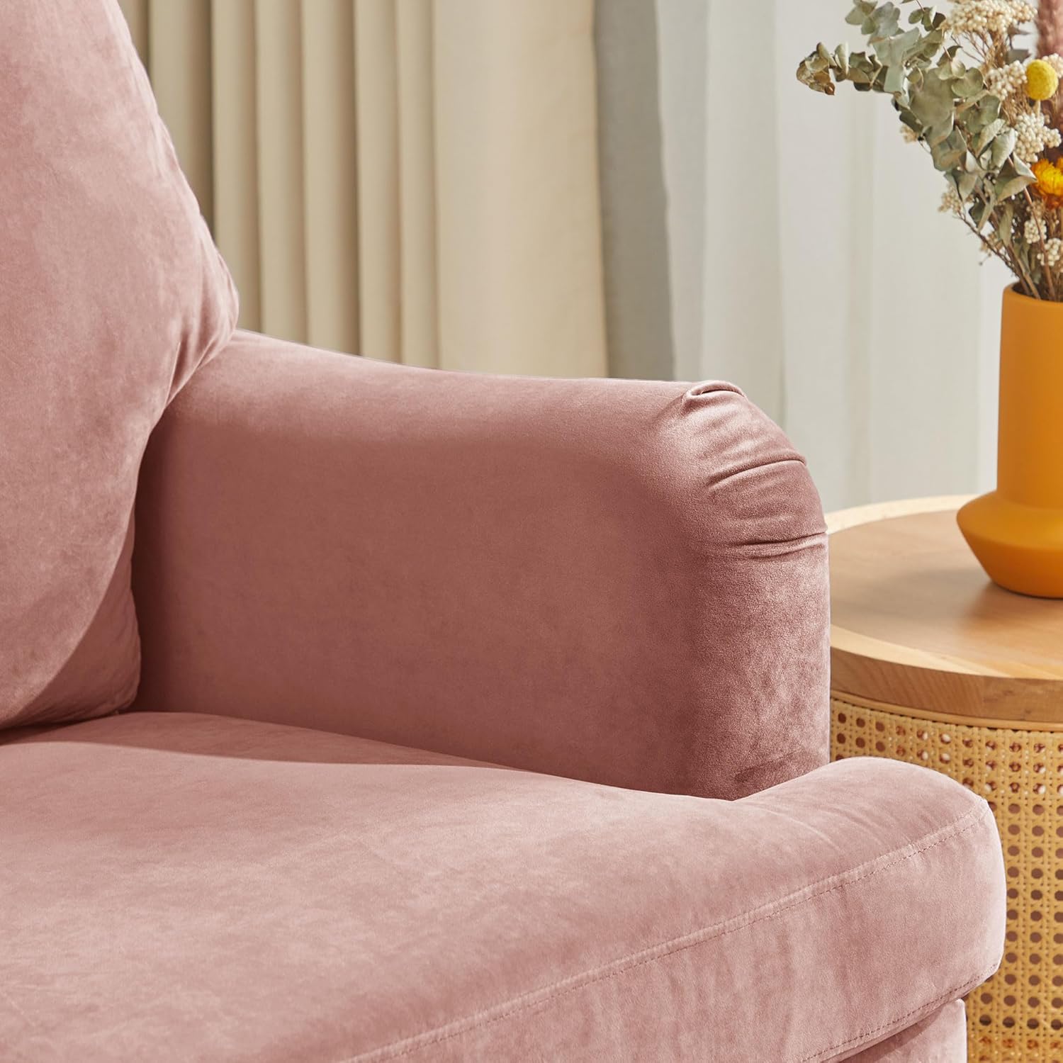 3 Seater Sofa Velvet Couches for Living Room, Sofas for Living Room Furniture Sets Chester