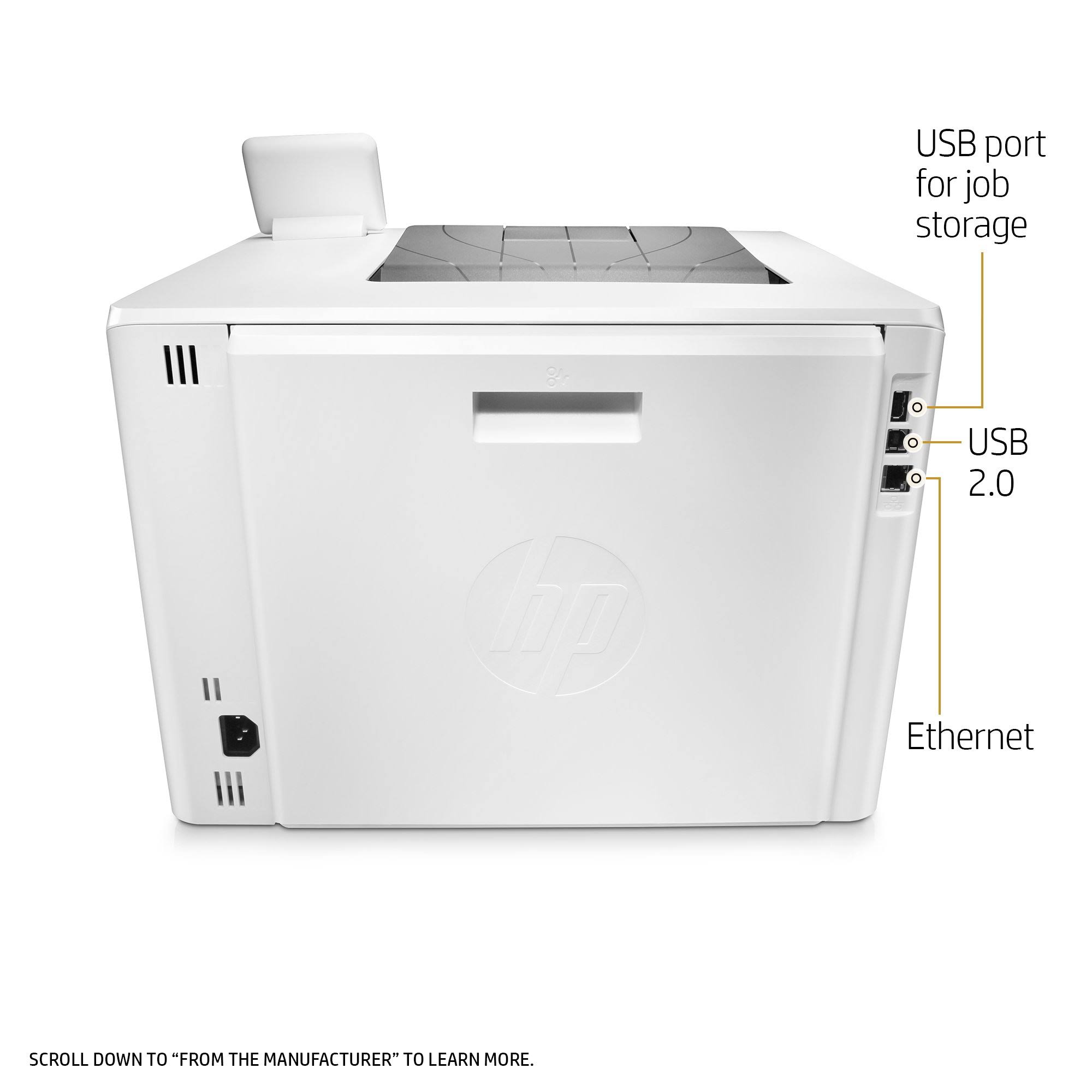 HP LaserJet Pro M452dw Wireless Color Laser Printer with Duplex Printing (CF394A)