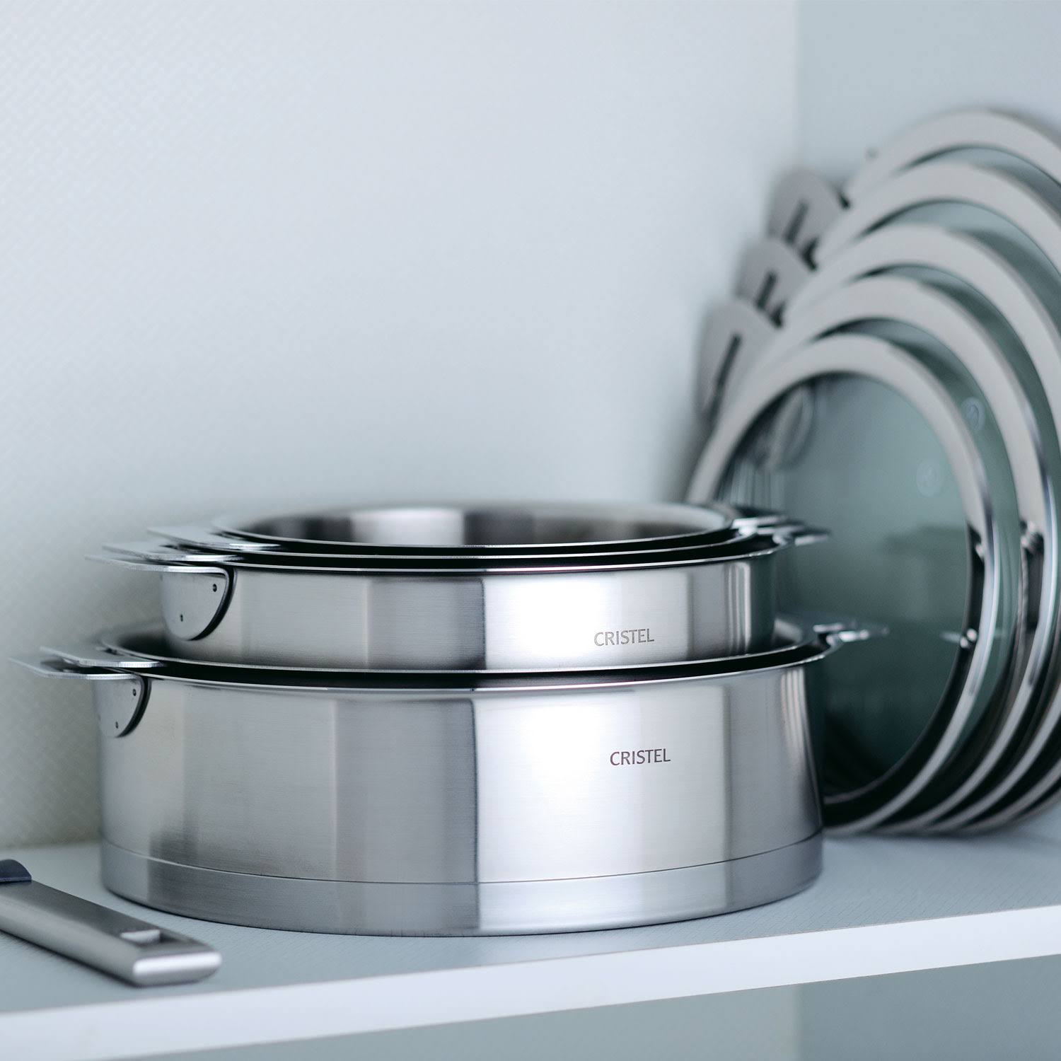 Cristel Strate Saucepan with Lid 1qt.
