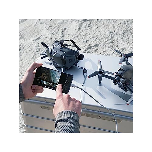 DJI FPV Combo (Goggles V2), First-Person View Drone with 4K Camera, S Flight Mode, Super-Wide 150° FOV, HD Low-Latency Transmission, FAA Remote ID Compliant
