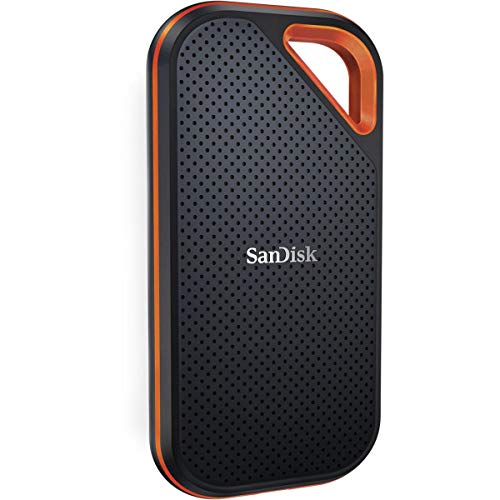 SanDisk 2TB Extreme PRO Portable External SSD - Up to 1050MB/s - USB-C, USB 3.1 - SDSSDE80-2T00-G25