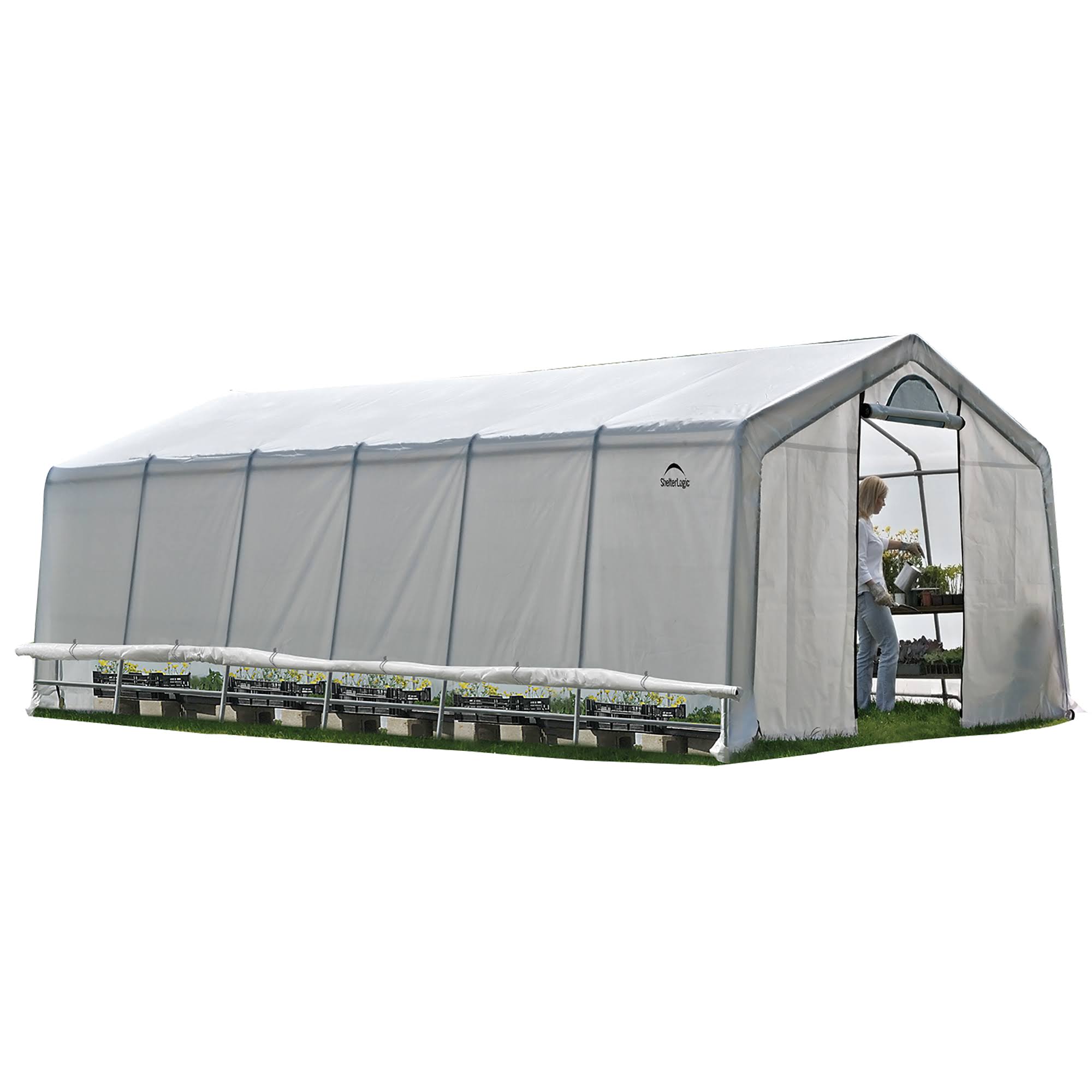 ShelterLogic GrowIT Heavy Duty Greenhouse 12& x 24& x 8&