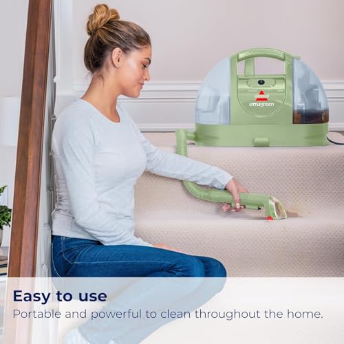 Bissell Little Green Pet Deluxe Portable Carpet Cleaner and Car/Auto Detailer, 3353, Gray/Blue