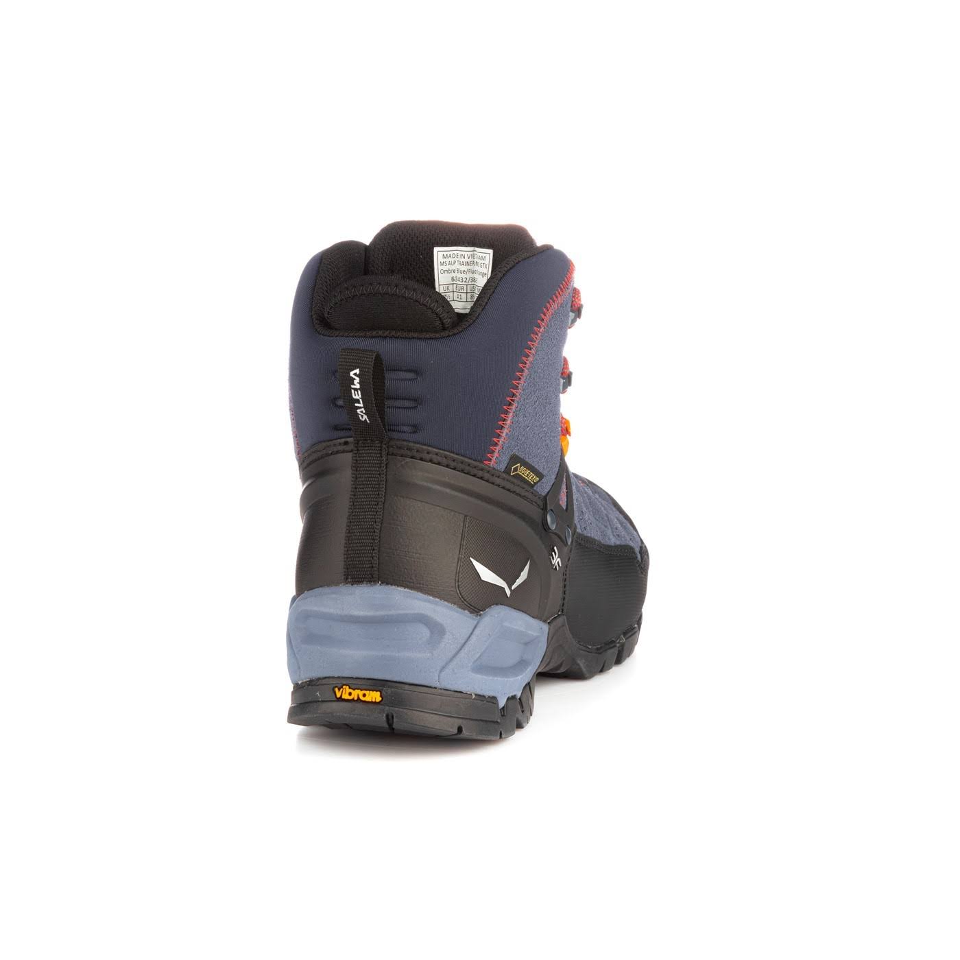 Salewa Alp Trainer Mid GTX - Men&s Ombre Blue/Fluo Orange / 10