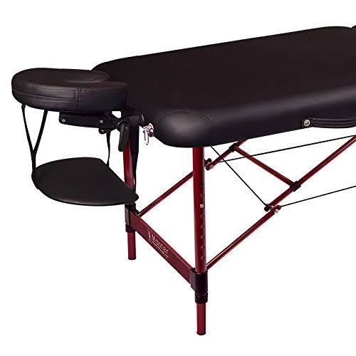 Master Massage Zephyr Lightweight Portable Table Package, Black