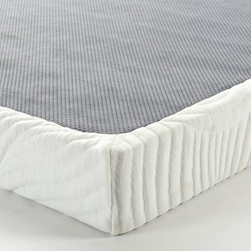 ZINUS Quick Lock Metal Smart Box Spring / 9 Inch Mattress Foundation / Strong Metal Structure / Easy Assembly, Full, White